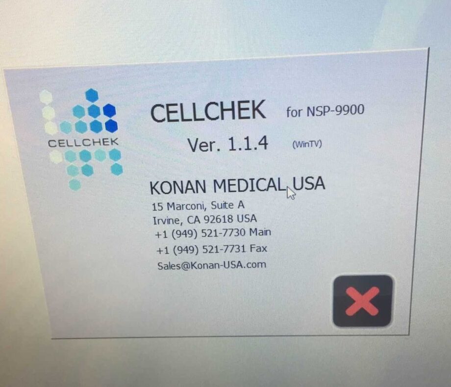 Konan Noncon Cellchek XL Nsp-9900