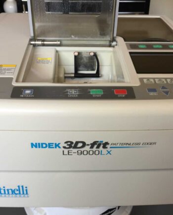 Nidek 3D Fit patternless Edger Santinelli LE-9000 LX