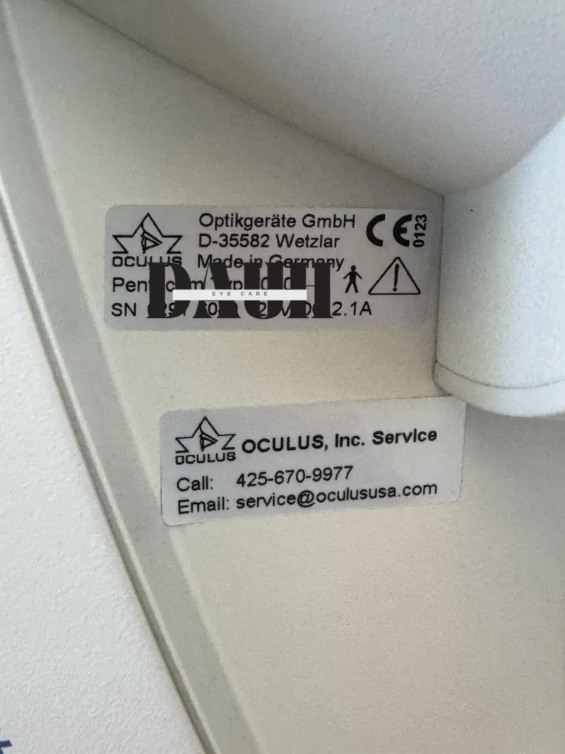 Oculus Pentacam Scheimpflug